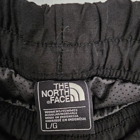 The North Face Black Running Skirt Skort Size Large Zipper Pockets Drawstring - Picture 4 of 7